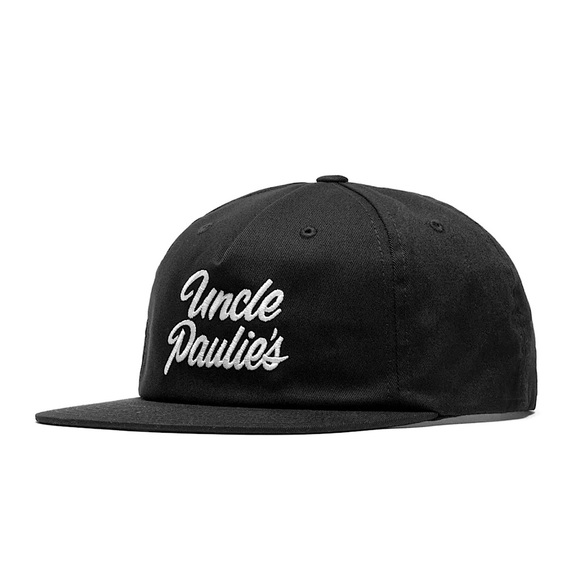 Travis Scott Uncle Paulies Black Vintage SnapBack Hat Pete Davidson ASAP Nast - Picture 2 of 10